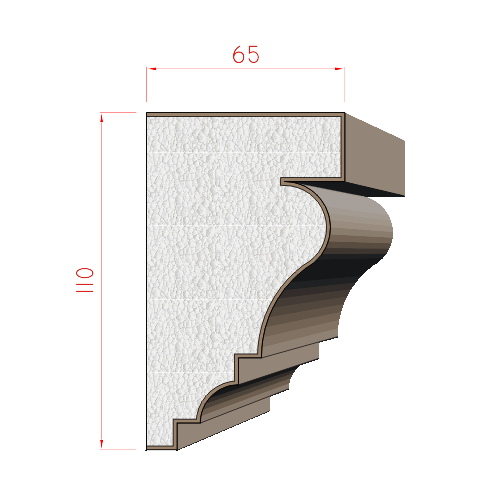 Parapet 110x65mm